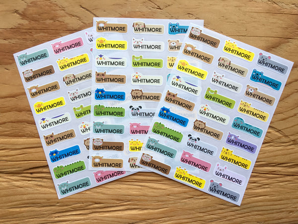 81 Waterproof Small Animal Stickers