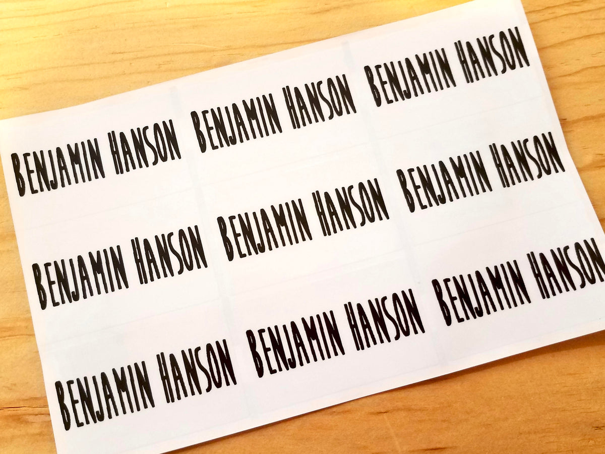 27 X-Large Size Clear Transparent Label Sticker – HanPrinting