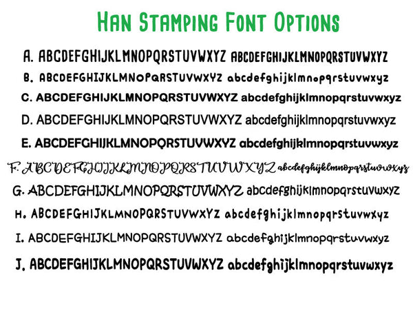 4010 Green Small Self Inking Name Stamp  5 Ink Colors Available. Custom Personalized Stamp.