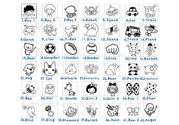 4010 Green Small Self Inking Name Stamp  5 Ink Colors Available. Custom Personalized Stamp.