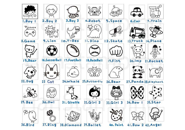 3520 Yellow Rectangle Self Inking Name Stamp. 5 Ink Colors Available. Custom Personalized Stamp.